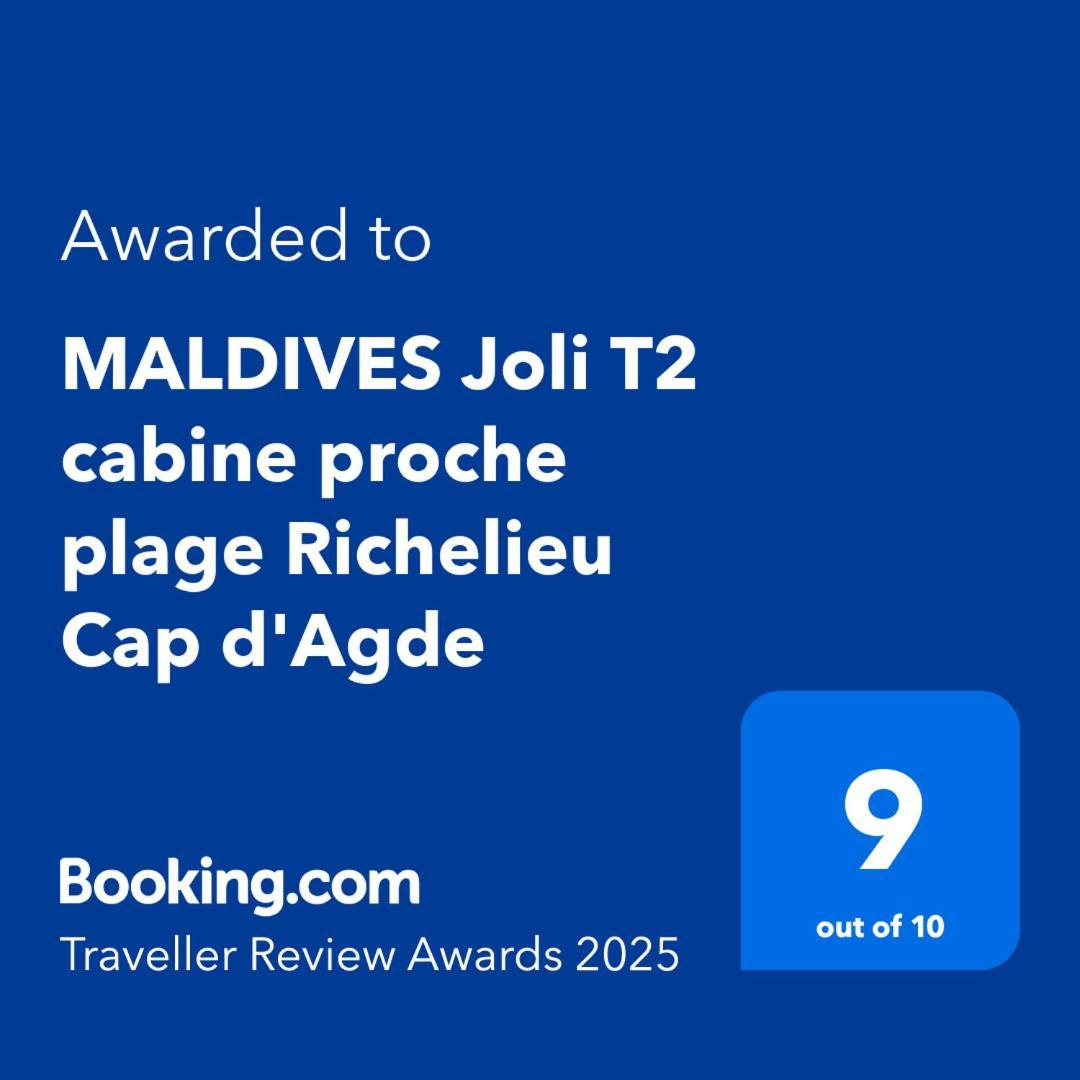 Maldives Joli T2 Cabine Proche Plage Richelieu Cap D'Агд Екстер'єр фото